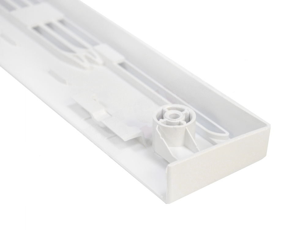 316491200 - Genuine OEM Frigidaire Range Door Cap Trim, White